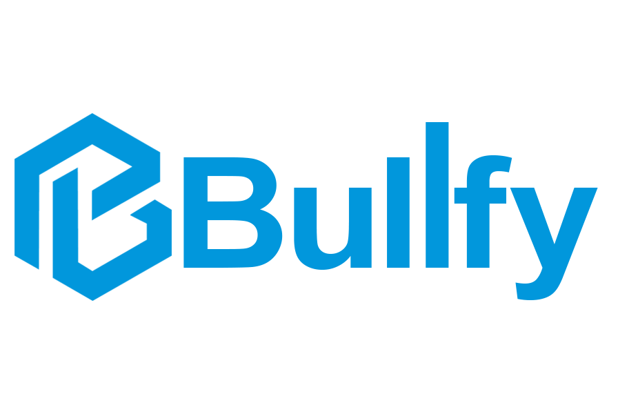 bullfy logo blue